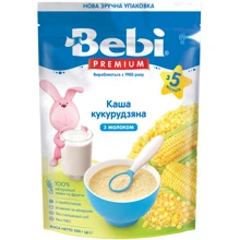 Каша молочная Bebi Premium Кукурузная 200 г (1105068): Тип Каши молочные