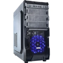 Корпус QUBE QB932A Black Blue LED (QB932A_MBNU3): Форм-фактор материнской платы ATX / Micro-ATX / Mini-ITX