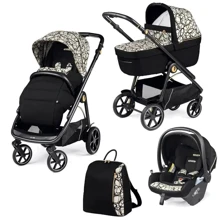 Коляска Peg-Perego Veloce Grafic Gold Lounge 3 в 1 чорний (PACK-VEL31LG000002): Тип коляски Универсальная коляска (3-в-1)