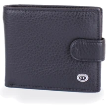 Чоловіче портмоне ST Leather Accessories чорне (NST104-black): Стать Чоловік