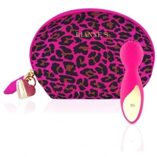 Мини-вибромассажер RIANNE S - Lovely Leopard Mini Wand Pink: Для кого Для женщин