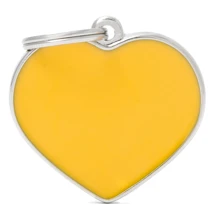 Серце велике My Family BASIC HANDMADE емаль жовте (8055960257911): Виробник My Family