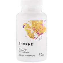 Thorne Research Dipan-9 Панкреатин 180 веганських капсул: Тип панкреатин
