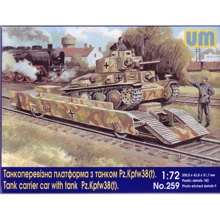 Танкоперевозящая платформа UNIMODELS с танком Pz.Kpfw 38(t): Производитель UNIMODELS