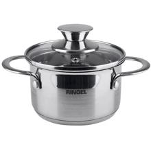 Кастрюля RINGEL Kinder 12 см (0.6 л) с крышкой (RG-2006-12): Тип Традиционная