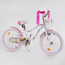 Велосипед Corso Sweety SW-20450/204507 (біло-рожевий): Діаметр коліс, дюймів 20