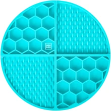 Килимок Waudog Silicone для злизування та повільного годування 211х211х30 мм Блакитний (23502): Тип Лизательные коврики