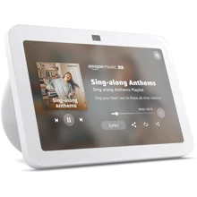 Акустика Amazon Echo Show 8 (3rd Generation) 8-inch Smart Display with Alexa - Glacier White (B0BLS3QJTX): Цвет белый
