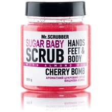Mr.SCRUBBER Сахарный скраб для тела SUGAR BABY Cherry Bomb 300 g: Назначение Очищение