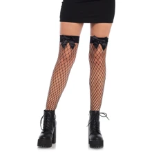 Чулки Fence Net Thigh High, черный: Для кого Для женщин