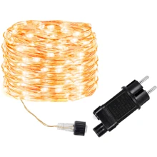 Гирлянда Springos 20 м 200 LED CL0082 Warm White: Тип Линейная