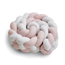 Бампер - косичка Twins Pastel 240 см розовый (2020-K4-240P-08): Производитель Twins