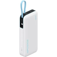 Внешний аккумулятор Cuktech Power Bank 20000mAh PB200N 55W White: Количество USB 2