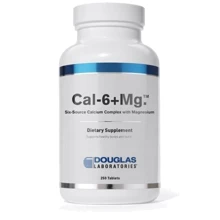 Douglas Laboratories CAL-6 Plus Mg.T 250 tabs Кальцій комплекс з магнієм: Тип кальцій