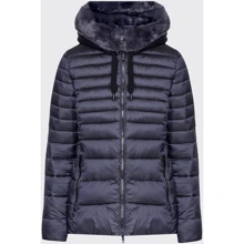 Куртка CMP Woman Jacket Fix Hood 31K3006F-U911 42 (34) синяя зимняя с капюшоном и мехом: Сезон Зима