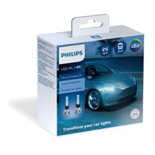 Лампы светодиодные PHILIPS 11258UE2X2 H1 19W 12-24V Ultinon Essential G2 6500K: Головной свет Дальний свет, Ближний свет