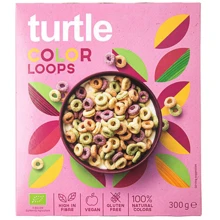 Сухой завтрак Turtle Цветные кольца без глютена органический 300 г (5425038430387): undefined undefined