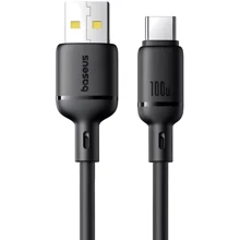 Кабель Baseus USB Cable to USB-C Silky Series 100W 2m Black (P10377703113-01): Тип USB Cable - USB-C