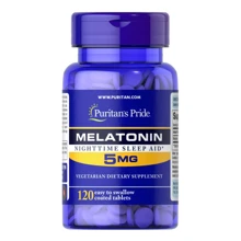 Puritan's Pride Extra Strength Melatonin 5 mg Мелатонин 120 таблеток: Форма выпуска Таблетки