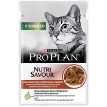 Влажный корм для котов Purina ProPlan Sterilised Nutrisavour Для стерилизованных c говядиной 85 г (12457645): Тип Влажный корм