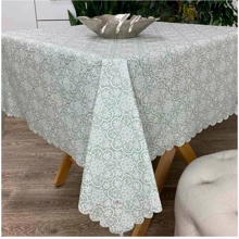 Скатерть Прованс Simfoni Lace on green 136х136 см (4823093428157): Тип Скатерти