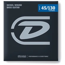 Струна для гитар Набор струн DUNLOP DBN45130 Nickel Plated Steel Medium 5-String (45-130): Тип Комплект струн