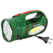 Фонарь туристический Tiross TS760-3 green, 1300 mAh, 13 SMD LED: Тип Ручной