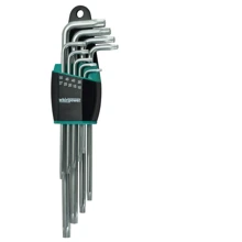Whirlpower Набор ключей-звездочек TORX 9шт. Т10-Т50 удлиненные: Назначение набора универсальный