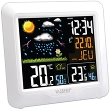 Метеостанція La Crosse WS6820 White: Метео вимірювання Точка росы, Внутренняя температура, Внутренняя влажность, Внешняя температура, Внешняя влажность, Атмосферное давление