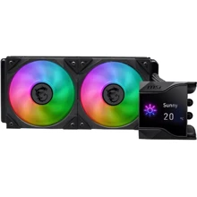 Кулер ДУБЛЬ MSI MPG CoreLiquid D240 Black: Рівень шуму, dB 39.9