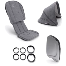Комплект Style Set для коляски Bugaboo Ant Grey Melange/Grey серый (910210GM01): Производитель Bugaboo