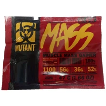 Гейнер Mutant Mass 47 g /sample/ Triple Chocolate: Пол Унисекс