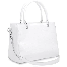 Жіноча сумка тоут Ricco Grande біла (1l797rep-white): Стать жіночий