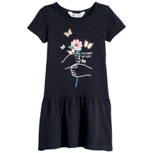 Платье H&M 7Z5651837 98-104 см темно-синее: Пол Девочка