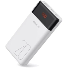 Внешний аккумулятор Romoss Power Bank 20000mAh LT20PS White (PLM20-102-1131H): Количество USB 2