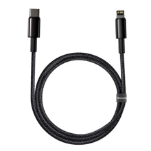 Кабель Baseus Cable USB-C to Lightning Tungsten PD 20W 1m Black (CATLWJ-01): Тип USB-C - Lightning