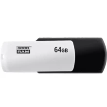 USB-флешка GOODRAM 64GB UCO2 USB 2.0 Colour Black/White (UCO2-0640KWR11): Стандарт USB USB 2.0
