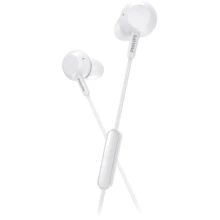 Навушники Philips TAE4105 White: Тип конструкції вакуумні