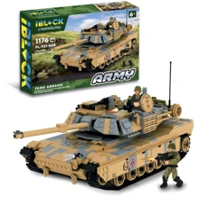 Конструктор IBLOCK Армія M1 Abrams 2 фігурки (PL-921-504): Виробник Iblock