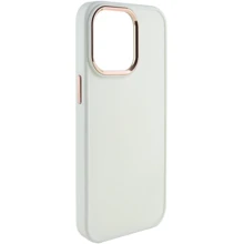 Чехол для iPhone TPU Case Bonbon Metal Style White for iPhone 14 Pro: Цвет белый
