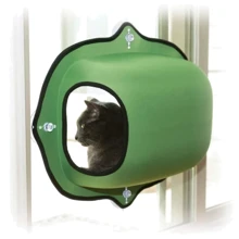 Спальне місце-будиночок K & H Pet Products EZ Mount Window Pod на вікно для котів 69x20х51 см (9182): undefined undefined