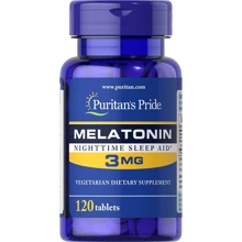 Puritan's Pride Melatonin 3 mg 120 tabs (PTP-17903): Форма выпуска Таблетки