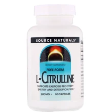 Source Naturals L-Citrulline 500 mg L-Цитруллин 60 капсул: Тип Цитруллин