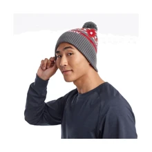 Шапка Saucony Rested Pom Beanie размер UNI серая (800031-LGH): Производитель Saucony