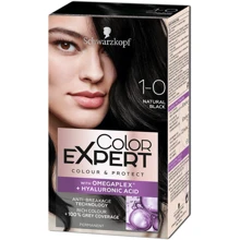 Color Expert Стойкая крем-краска с гиалуроновой кислотой 1-0 Глубокий Черный 142.5 ml: Пол Для женщин