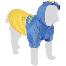 Дождевик Flamingo Raincoat 2in1 для собак 48 см жёлто-голубой (45484): Тип Дождевики