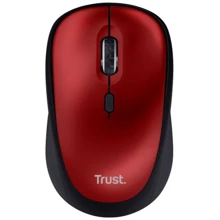 Мышь Trust Yvi+ Silent Eco Wireless Red (24550): Интерфейс подключения Wireless, USB