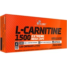 Жироспалювач Olimp L-Carnitine 1500 Extreme Mega Caps 120 caps: Стать унісекс