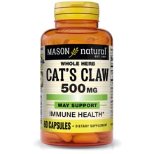 Mason Natural Cat’s Claw 500 mg Кошачий коготь 60 капсул: Форма выпуска Капсулы