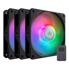 Кулер Cooler Master SickleFlow 120 ARGB 3in1 3-Pack (MFX-B2DN-183PA-R1): Уровень шума, dB 8-27
